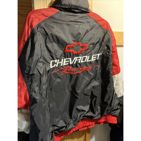 Checkered Flag Sports Chevrolet Racing Men’s XL Nascar Chevy Jacket Windbreaker - Picture 10 of 12